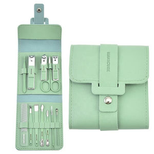 Kit de manucure et pédicure professionnel classique en acier inoxydable avec 4 en 1 coupe-ongles à ressort unique et étui de voyage portable - Haute Qualité - Product Image 3