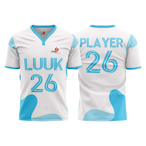 Camisetas de Fútbol para Hombre LUUK International, 100% Poliéster, Secado Rápido, Absorción de Humedad, Transpirables, Manga Corta, Ajuste Personalizado - Product Image 3