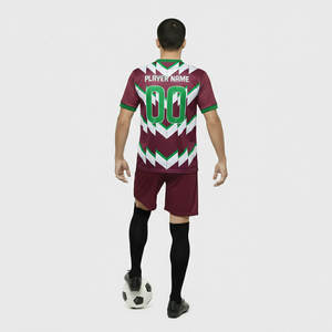 Maillots de football, uniformes de soccer, séchage rapide, antibactériens, respirants, protection UV, nom d'équipe personnalisé, vente en gros, sports de plein air - Product Image 2