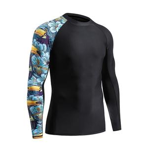 Camisetas de Natación para Hombre, Protección Solar UPF 50+, Camiseta Deportiva de Secado Rápido de Poliéster para Playa - Product Image 4