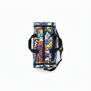 Bolsa de lona con estampado de arte pop de cómics de primera calidad - Equipaje de viaje de estilo retro - Product Image 3