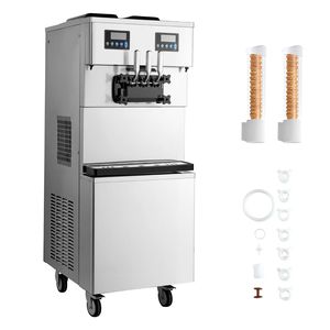 Máquina Comercial de Helado Suave con Rendimiento de 34-44L/H, Compresor Doble, 2 Tolvas de 10L, Independiente para Hoteles - Product Image 1