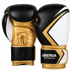 Gants de boxe IBERIA personnalisés pour l'entraînement, le sparring et le sac de frappe, avec fermeture à boucle et crochets pour le poignet, équipement de boxe OEM en gros - Product Image 1
