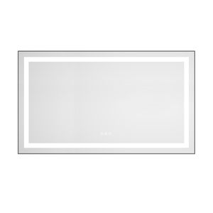 Specchio LED da Bagno 48 X 28 Pollici con Illuminazione Frontale e Posteriore, Montaggio a Parete, Cornice in Alluminio, Antiappannamento, Memoria, 3 Anni di Garanzia - Product Image 3