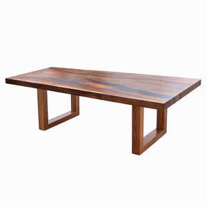 Exclusive High Quality Suar Wood Modern <b>Live</b> <b>Edge</b> Rania Dining <b>Table</b> Solid Wood Customized Dining Room Furniture - Product Image 6