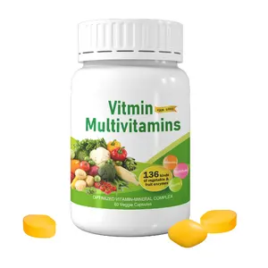 Multivitamin Tablets Providing Energy Customizable Dose for All Ages Including Men Women Children Middle-Aged Elderly People