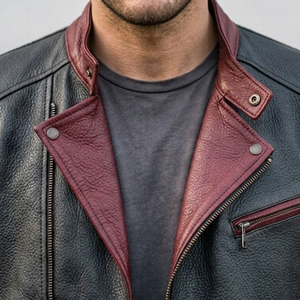 Dernières vestes en cuir pour hommes de qualité supérieure à prix de gros, couleurs personnalisées, vestes d'hiver en cuir en gros - Product Image 4
