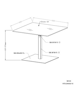 Modern Adjustable Height <b>Dining</b> <b>Table</b> with Tempered Glass <b>Top</b>, Metal Legs, Lift-Up Design, Multifunctional Home Furniture - Product Image 6