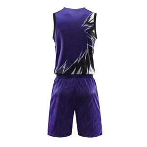 Uniforme de Baloncesto Unisex Personalizado, Ropa Deportiva para Adultos, Jersey 100% Poliéster de Secado Rápido, Transpirable, Talla Grande, Anti-UV - Product Image 2