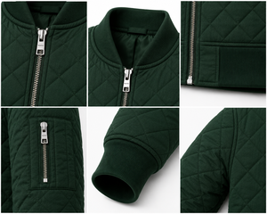 <b>Men</b>’s Fashion Quilted Puffer <b>Jacket</b> <b>Lightweight</b> Winter Coat Thermal Insulated Windproof Water Resistant Casual Streetwear - Product Image 4