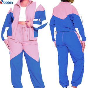 Conjunto Deportivo de 2 Piezas Personalizado Unisex con Capucha, Cortavientos Impermeable, Ropa Deportiva Urbana, Transpirable, Ligero, de Poliéster con Cierre - Product Image 5