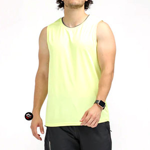 Camiseta sin mangas informal para hombre, estilo musculoso, de algodón, para entrenamiento, gimnasio, fitness, camiseta deportiva para hombre - Product Image 1
