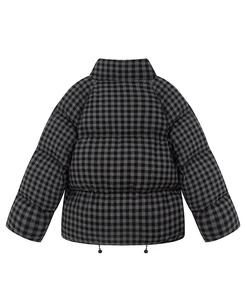 Chaqueta Acolchada de Forro Polar Sólido Unisex, Cuello Alto Regular, Impermeable, Informal de Invierno, Ajuste Holgado, Relleno de Poliéster, Manga Regular Gruesa - Product Image 2