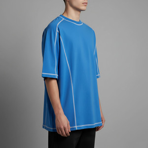 Wholesale 100% Cotton Men's Hip Hop Short Sleeve T-Shirts Eco-Friendly Anti-Wrinkle solid Color Custom Embroidered Logo man tee - Product Image 5
