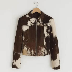 Chaqueta de Cuero Vacuno de Alta Calidad, Material Suave Genuino, Acabado Natural, Prenda Exterior Duradera y Elegante, Perfecta para Uso Diario - Product Image 3