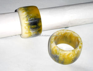 Lujoso Juego de 2 piezas de servilleteros de resina hechos a mano para diseños únicos de Color azul para elegantes cenas bodas MESA DE Hotel - Product Image 6