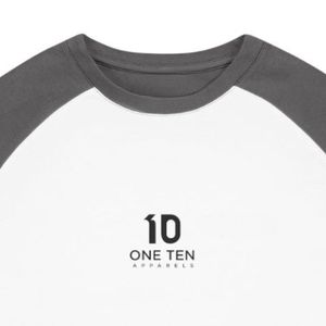 เสื้อยืดคอกลมแขนยาวสองสีสำหรับผู้ชาย ผ้าฝ้ายพรีเมียม สตรีทแวร์ลำลอง รับผลิตแบบ OEM ODM จากโรงงาน - Product Image 3