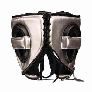 Protector de Cabeza de Piel de Vacuno Genuina con Diseño Nuevo y Profesional, Ajustable con Cordones, para Kickboxing, Sparring y MMA - Product Image 3