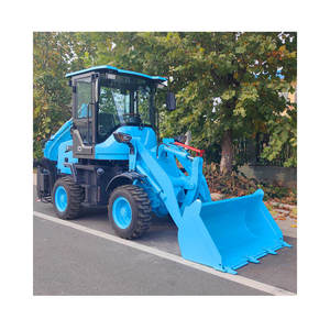 Chargeuse compacte 4x4 avec pelle rétrocaveuse et chargeuse frontale, capacité de charge nominale de 45 tonnes, poids de la machine de 2500 kg, équipée d'un moteur et d'une boîte de vitesses - Product Image 1