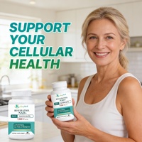 Capsules de supplément NAD+ végétalien haute pureté 1000 mg avec Resvératrol pour améliorer l'énergie cellulaire chez l'adulte