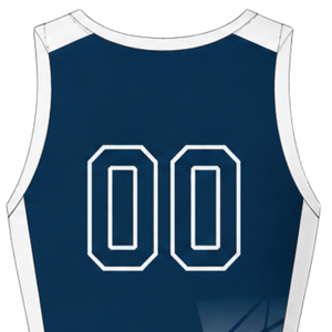 Maillot de football bleu marine personnalisé par le fabricant, sans manches, uniforme sportif, tenue d'entraînement d'équipe, vêtements de performance sur mesure - Product Image 3
