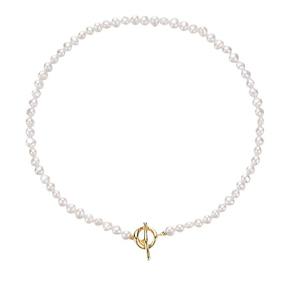 Collar de Perlas de Agua Dulce Barrocas al por Mayor para Mujer, Cierre OT con Estilo Francés Exquisito y de Alta Gama - Product Image 5