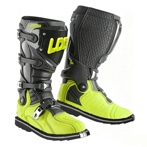 Nouvelles bottes de moto <span class=keywords><strong>enduro</strong></span> tout-terrain 2026 <span class=keywords><strong>pour</strong></span> hommes avec protection de tibia en TPU et quatre boucles métalliques - Product Image 4