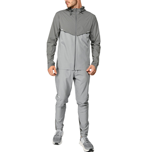 HighQuality ODM OEM Customized 2026 Quick Dry Polyester <b>Nylon</b> Hooded Casual <b>Jogger</b> Set Color Block Two Piece Men - Product Image 1