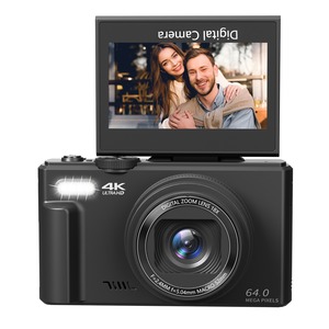 Caméra de vlogging 4K autofocus 48MP avec écran rotatif à 180 degrés et anti-vibrations pour débutants - Product Image 5