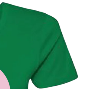 Camiseta AKA The Six Club 6, camiseta verde de algodón de primera calidad con cuello redondo, manga corta, suave, transpirable, informal, para mujer - Product Image 4