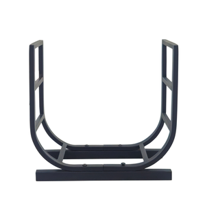 Soporte para Leña de Primera Calidad con Recubrimiento de Polvo Negro, para Interiores y Exteriores, Decoración para el Hogar, Conjuntos para Chimenea, Tamaño Personalizado - Product Image 4