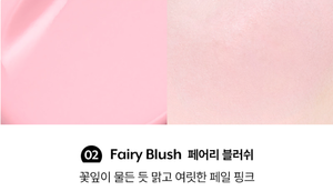 Nuse Mousse Care Cheek Handy Travel Size Fairy Blush 10ml Hydratant Fini Mat - Product Image 5