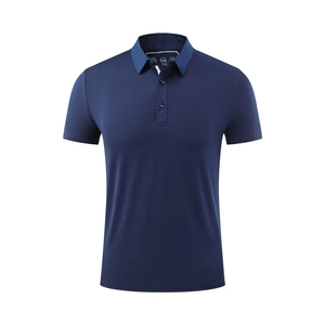 Camiseta de Manga Corta para Hombre, de Alta Calidad, Elástica y Transpirable, Tejido de Punto de Poliéster/Algodón, Impresión Personalizada con Logotipo Frontal - Product Image 2