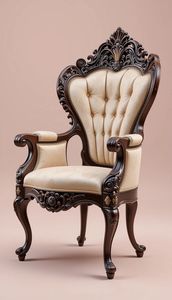 เก้าอี้บัลลังก์ไม้ขาสูงแบบใหม่ผลิตจากไม้คุณภาพเยี่ยม - Product Image 1