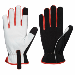 ถุงมือหนังแพะสังเคราะห์ Amara Heavy-Duty สำหรับการปกป้องมือขั้นสูงสุดในงานก่อสร้าง งานช่าง และงานเครื่องจักร - Product Image 3