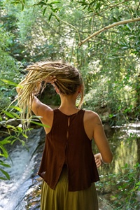 Top Corto Elástico Suave, Minimalista, para Uso Diario, Cómodo, Informal, Básico, para Combinar en Capas y Estilizar Atuendos Diarios - Product Image 5