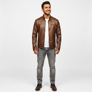 Custom Made High Quality Men's Fashion Leather <b>Jacket</b> Popular High Street for Casual Use for <b>Winter</b> <b>jacket</b> for men - Product Image 1