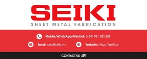 Supports en tôle d'acier au carbone de haute précision sur mesure, revêtement en poudre, découpe laser, fabrication Seiki Innovations Vietnam - Product Image 5