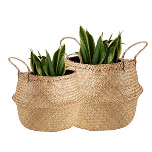 Cestas Decorativas Hechas a Mano de la Marca PHU HAO, Cestas de Paja Natural para Almacenamiento, Decoración Moderna para Casa de Campo, Recuerdo - Product Image 1