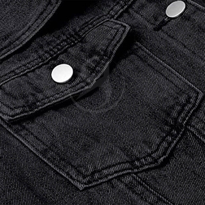 Dernier style de veste en jean pour femme avec points apparents, respirante, rembourrée en coton, tricotée, prix avantageux - Product Image 2