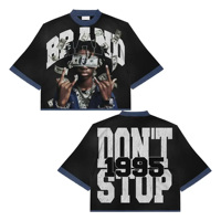 T-shirt unisexe poids lourd 400GSM | T-shirt surdimensionné 100% coton | T-shirt uni sérigraphié DTG personnalisé en gros