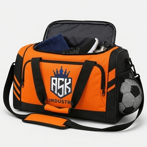 Bolsa de equipo de fútbol de alta calidad diseñada con material duradero, múltiples bolsillos, amplio espacio de almacenamiento y fácil transporte para atletas. - Product Image 5