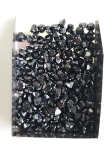 Natural <b>Black</b> Spinel 4.5MM <b>Heart</b> Cut Best Quality Loose Gemstone for Jewelry Making - Product Image 3
