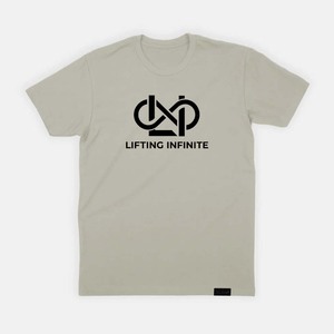 Camiseta Deportiva Transpirable con Cuello Redondo para Hombre, Color Gris Claro, Algodón, Manga Corta, Logotipo de Gimnasio en la Parte Delantera - Product Image 1