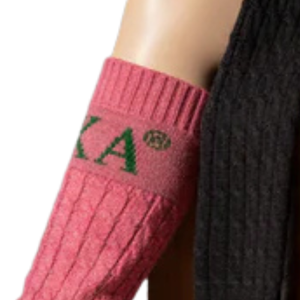 AKA Knit Leg Warmers for Women Winter Boot <b>Socks</b> Pink <b>Black</b> Green Stretch Cable Knit Dance Leg Sleeves Cozy Warm - Product Image 3