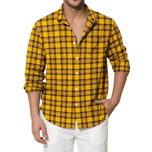 wholesale plaid <b>flannel</b> <b>shirts</b>, latest style, fashionable <b>men's</b> plaid <b>shirts</b> for <b>men</b> - Product Image 2