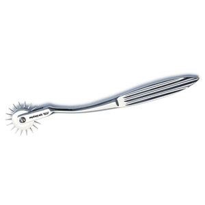 Mango de acero inoxidable con espolón giratorio mecanizado de precisión diseñado para probar reacciones nerviosas Pruebas neurológicas - Product Image 2