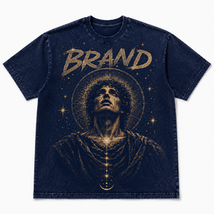 T-shirt Homme Oversize Vintage Lavé 100% Coton Lourd 230 GSM Personnalisable Impression Sérigraphique Streetwear Vierge OEM - Product Image 1