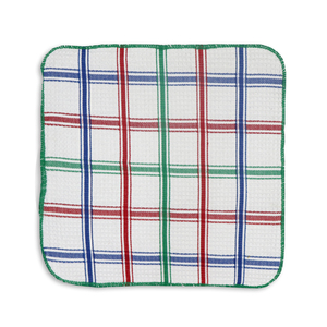 Paño de cocina con diseño de gofres, el más vendido, para limpieza, de la India, con patrón a cuadros, a precio de fábrica. - Product Image 2