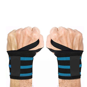 Heavy Duty Cotton Wrist Support For Maximum Grip And Protection During Intense Gym Training Weight Lifting Wrist <b>Wraps</b> - Product Image 2